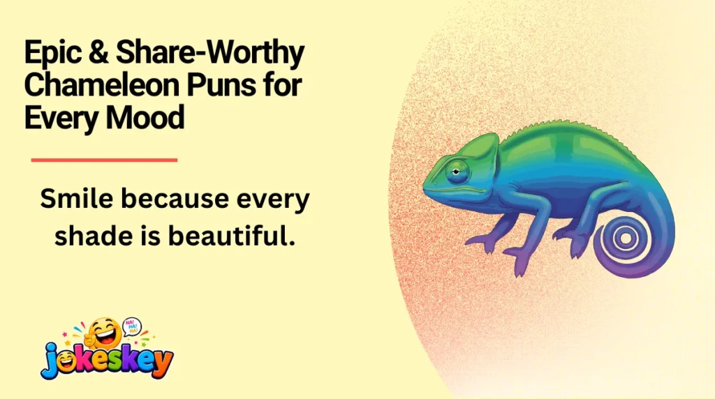 Epic & Share-Worthy Chameleon Puns for Every Mood