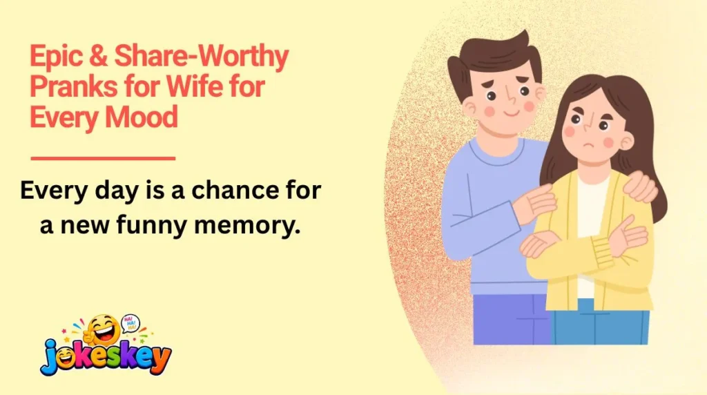 Epic & Share-Worthy Pranks for Wife for Every Mood
