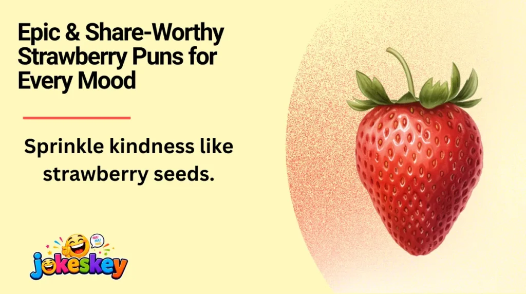 Epic & Share-Worthy Strawberry Puns for Every Mood