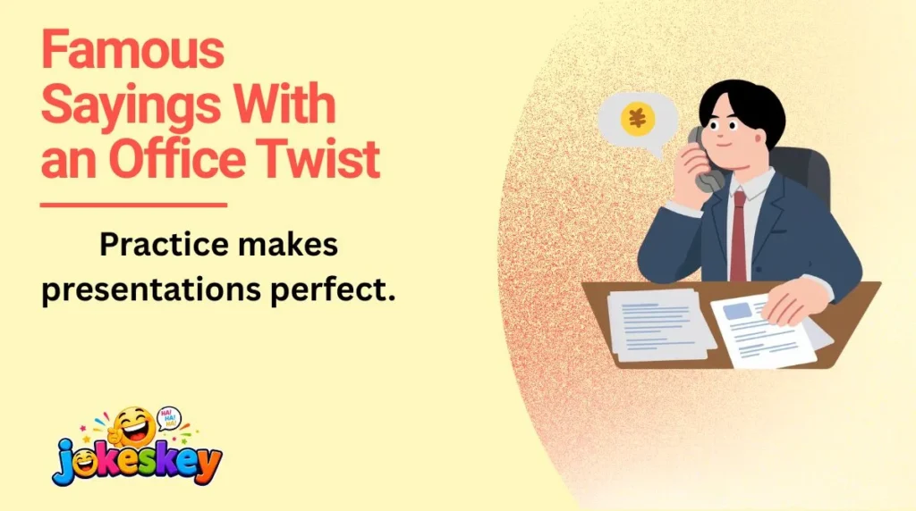 Famous Sayings With an Office Twist