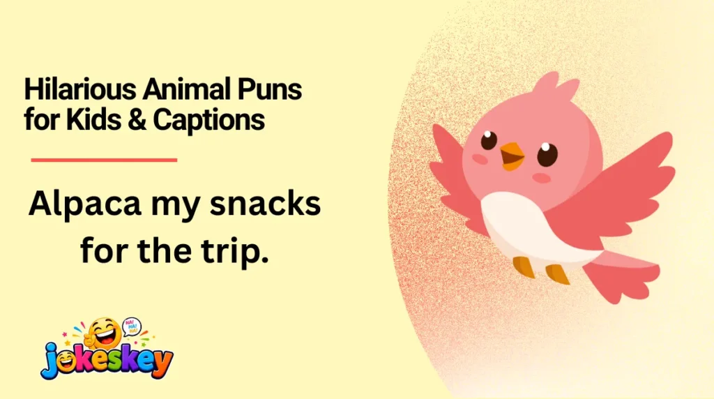 Hilarious Animal Puns for Kids & Captions