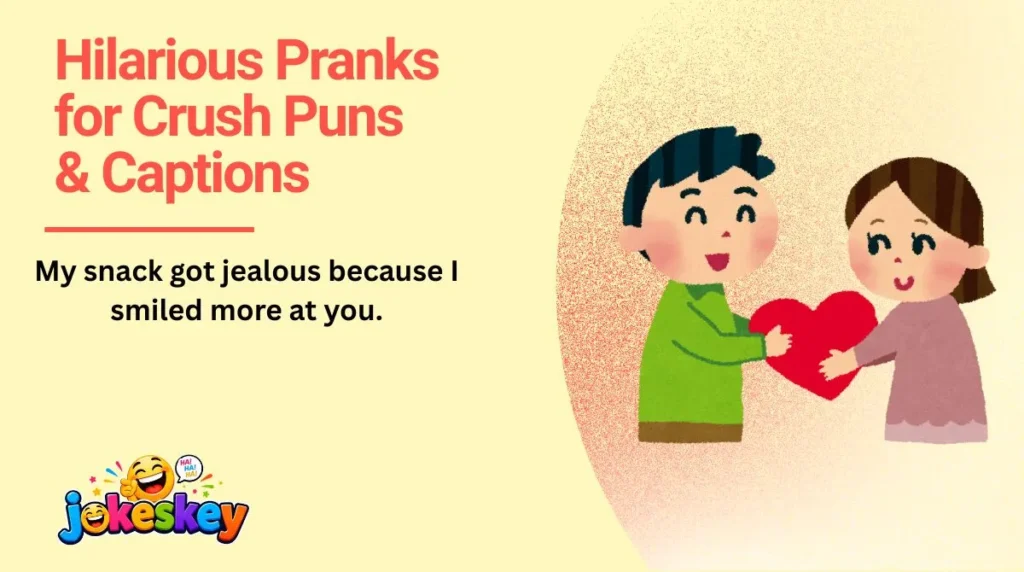 Hilarious Pranks for Crush Puns & Captions