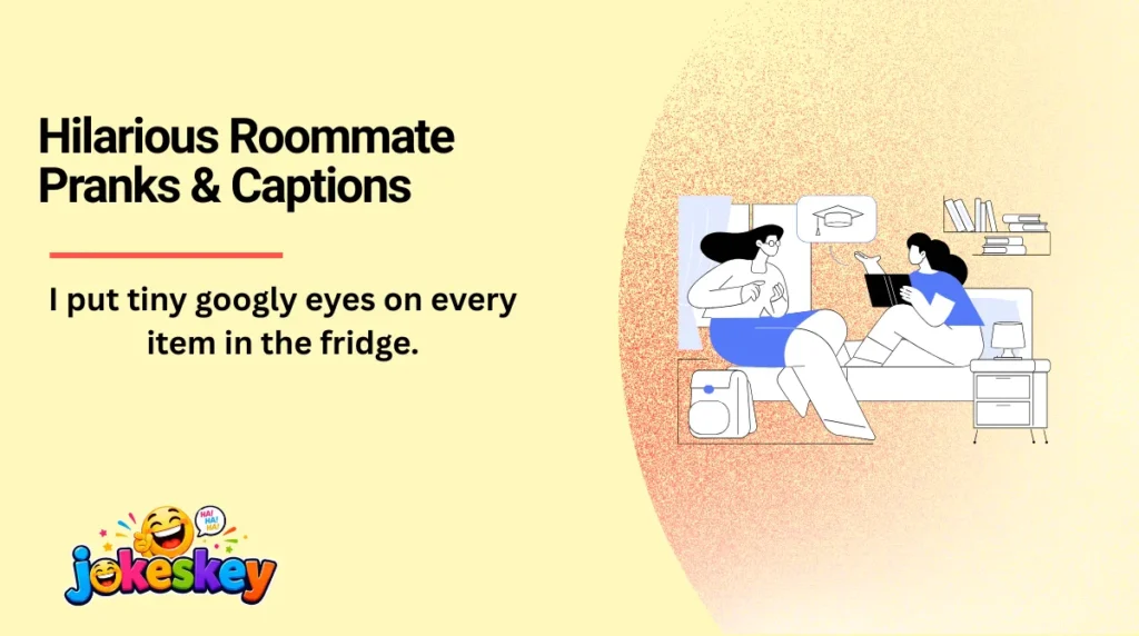 Hilarious Roommate Pranks & Captions