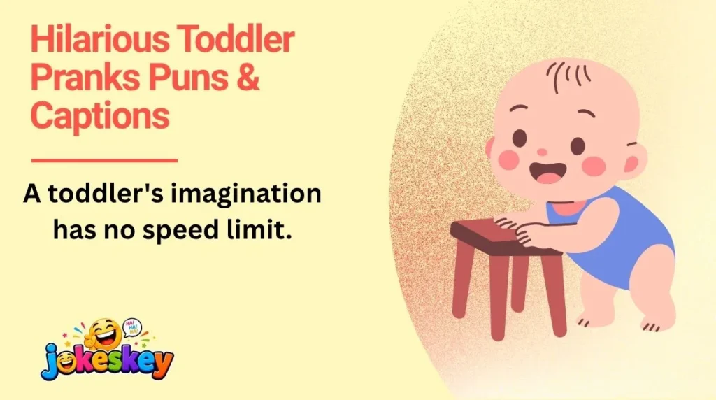 Hilarious Toddler Pranks Puns & Captions