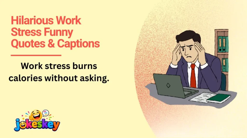 Hilarious Work Stress Funny Quotes & Captions