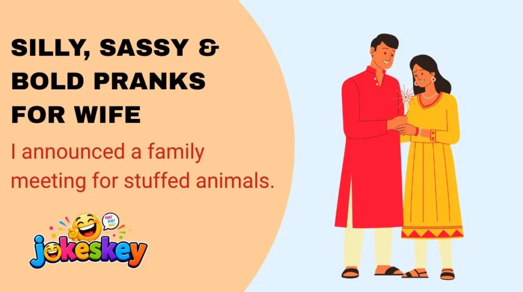 Silly, Sassy & Bold Pranks for Wife